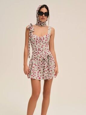 For Love And Lemons | Dresses | For Love Lemons X Victorias Secret Lou Lace  White Floral Slip Mini Dress | Poshmark